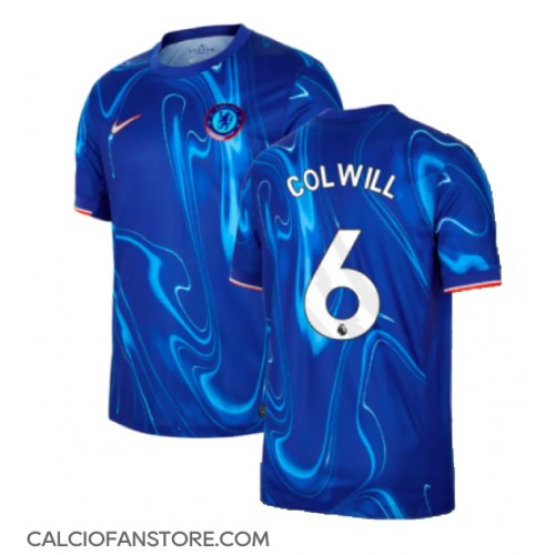 Maglia Calcio Chelsea Levi Colwill #6 Prima Divisa 2024-25 Manica Corta